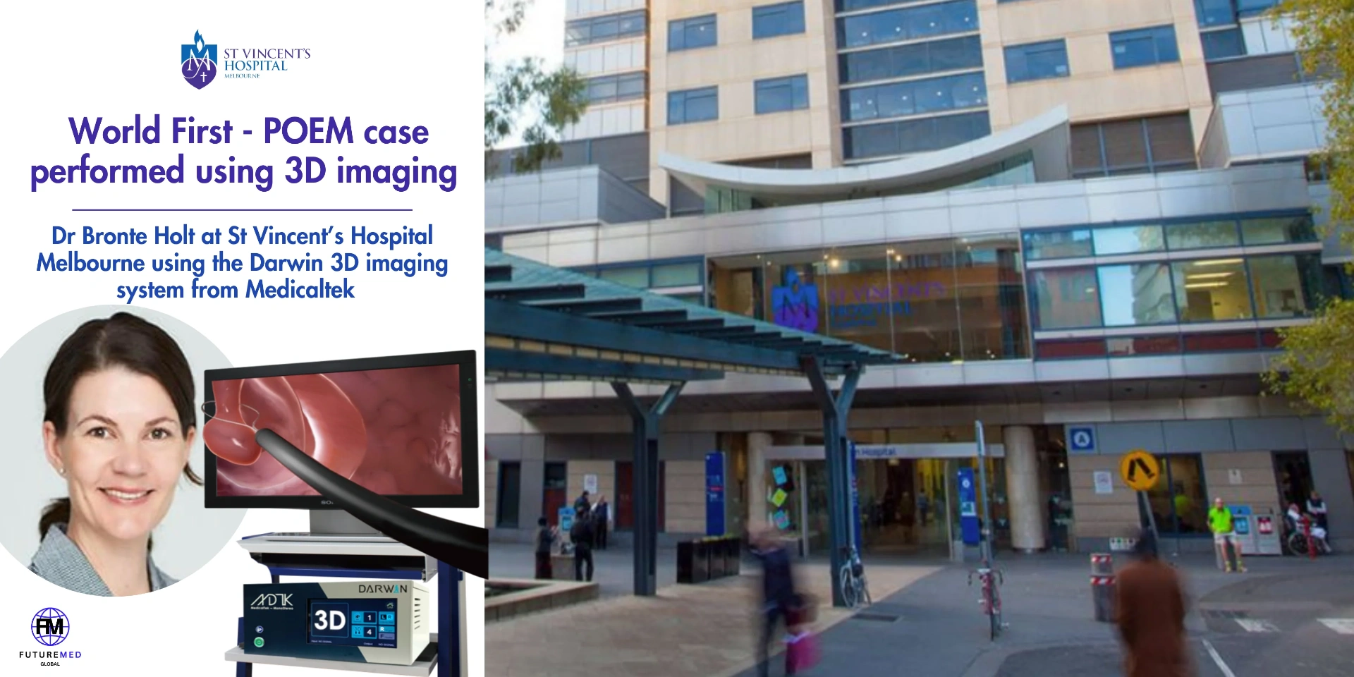 World's First POEM cases performed by A/Prof Bronte Holt in St Vincent's Hospital, Melbourne Australia