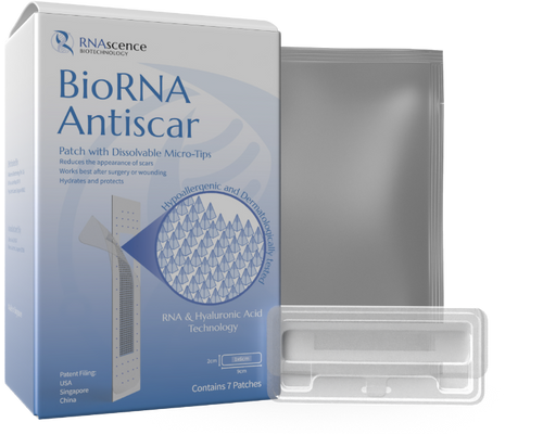 BioRNA Scar Reduction Patches – Microneedle + RNA Technology (7 Patches) - FutureMed Global Pty Ltd
