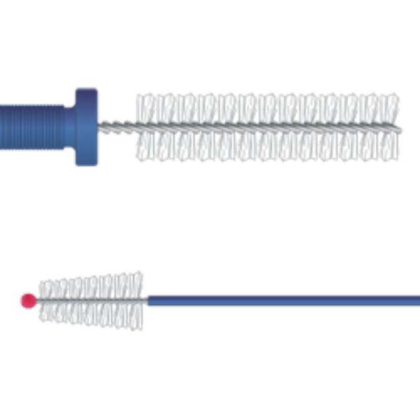 Double-ended disposable cleaning brush (valve and channel combo) - FutureMed Global Ltd
