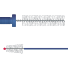 Double-ended disposable cleaning brush (valve and channel combo) - FutureMed Global Ltd