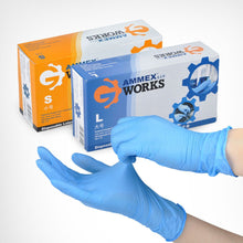 100PCS Ammex Disposable Rubber Nitrile Gloves - FutureMed Global