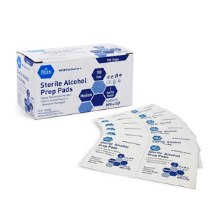 100PCS/200PCS Alcohol Wipe Pad Medical Swab Sachet with Antibacterial agent - FutureMed Global